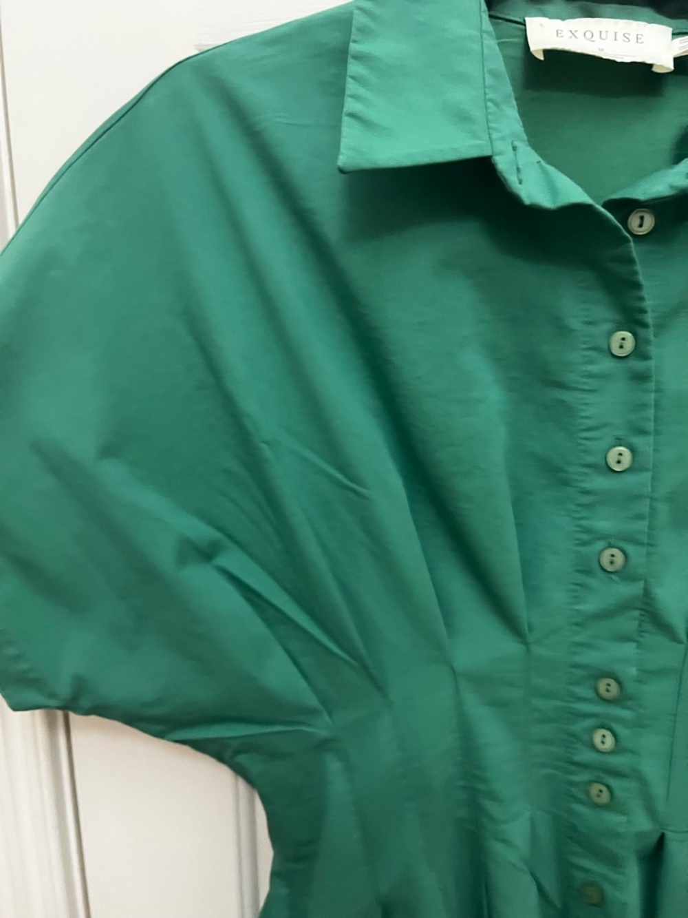 Tobie Shirt Dress by Exquise with Cinched Waist - Picture 5 of 16